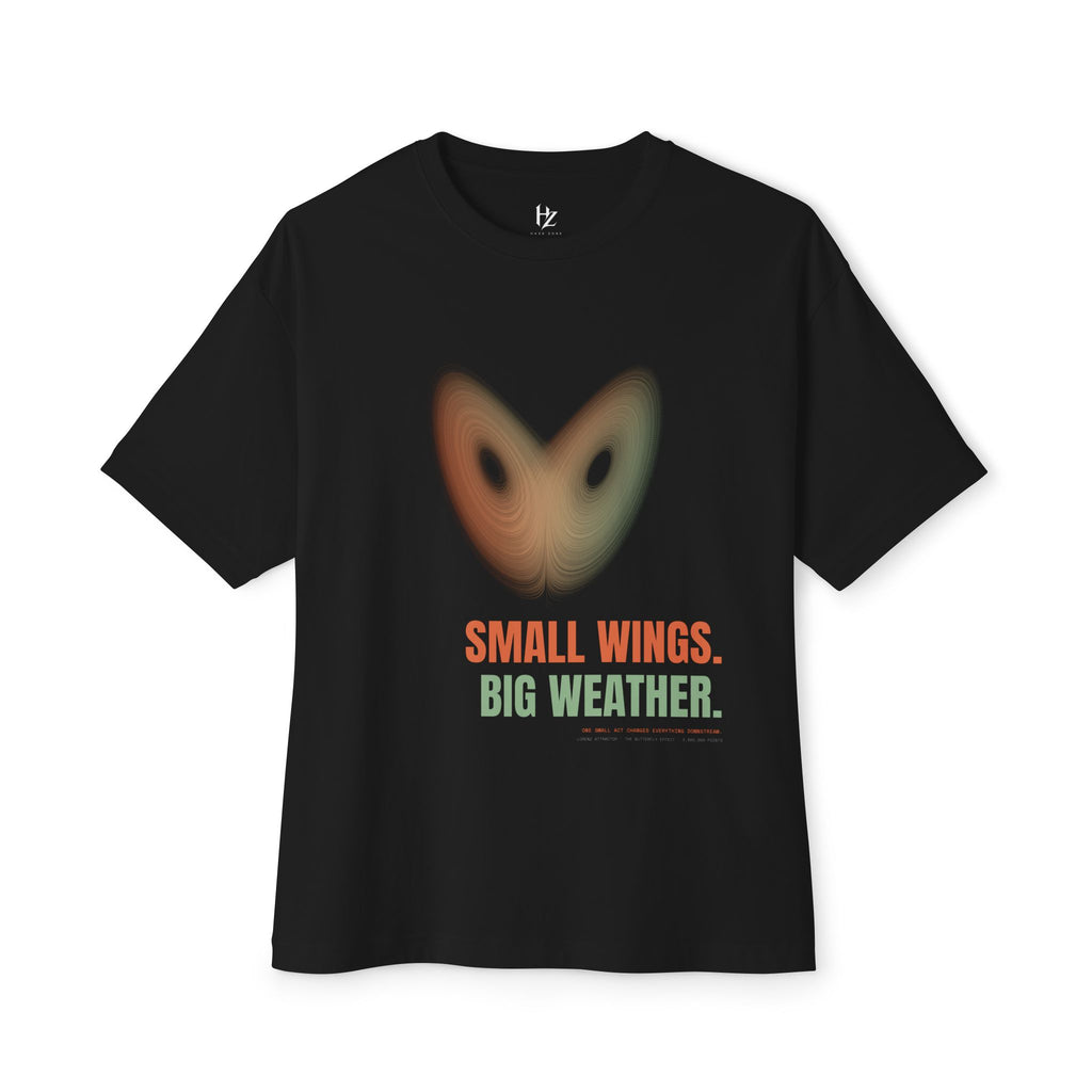 Small Wings. Big Weather. — Butterfly Effect Tee | UNSEEN (Black)