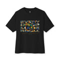 Every Drop Made Room — Marbled Flower Tee | UNSEEN (Black)