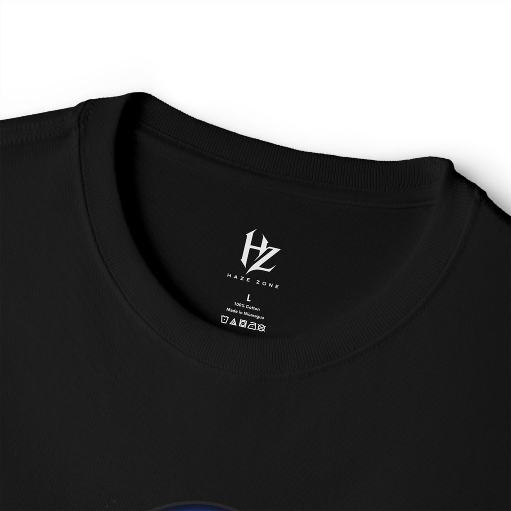 Pulled In, Lit Up — Black Hole Space Tee | UNSEEN