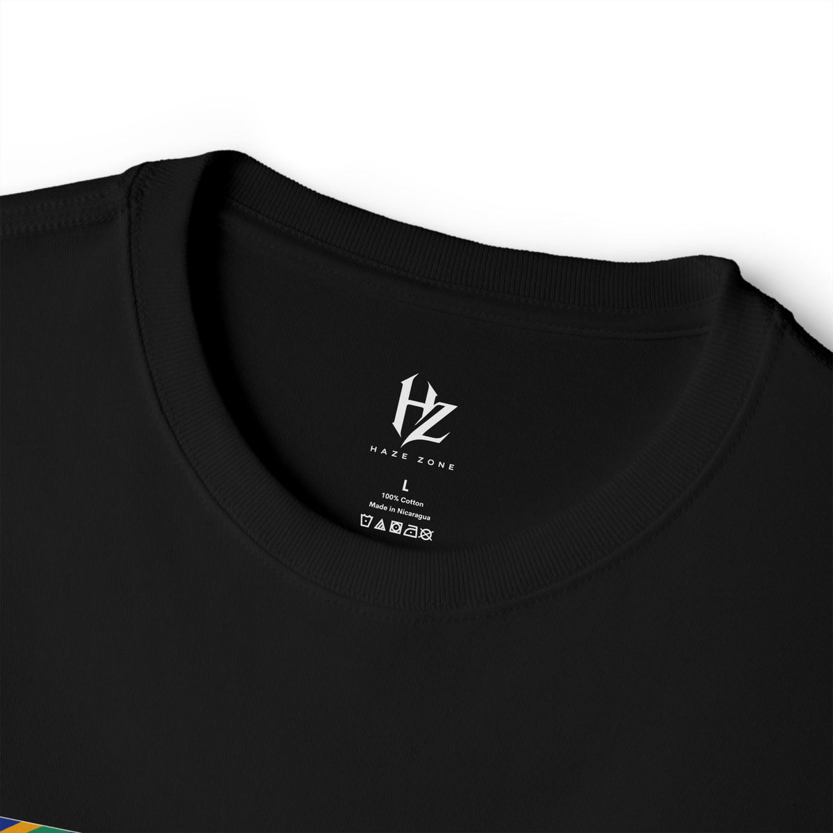 Every Drop Made Room — Marbled Flower Tee | UNSEEN (Black)