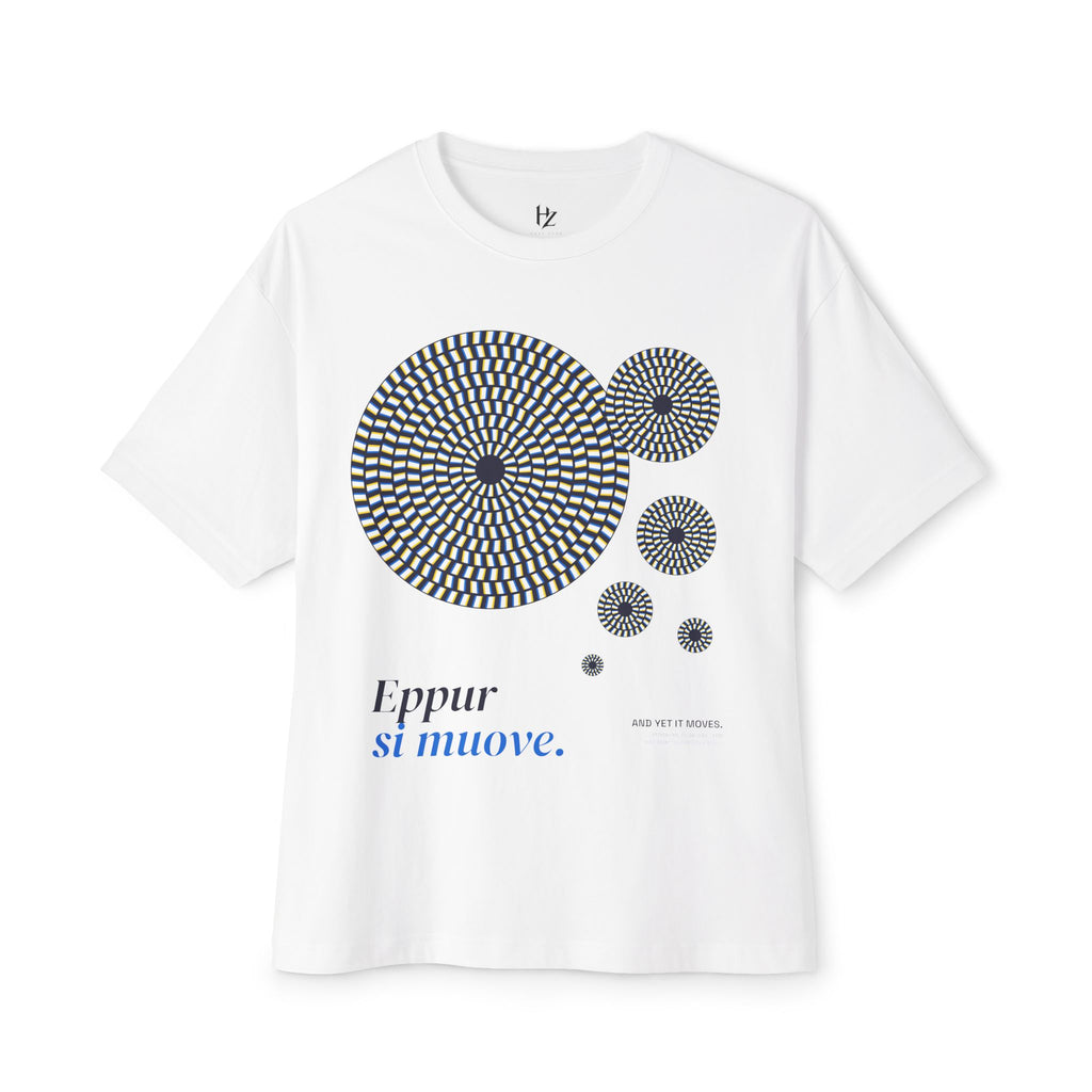 Eppur Si Muove — Moving Optical Illusion Tee | UNSEEN