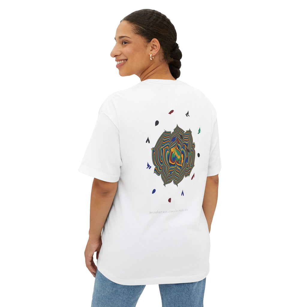 Every Drop Made Room — Marbled Flower Tee | UNSEEN