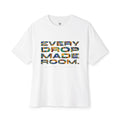 Every Drop Made Room — Marbled Flower Tee | UNSEEN