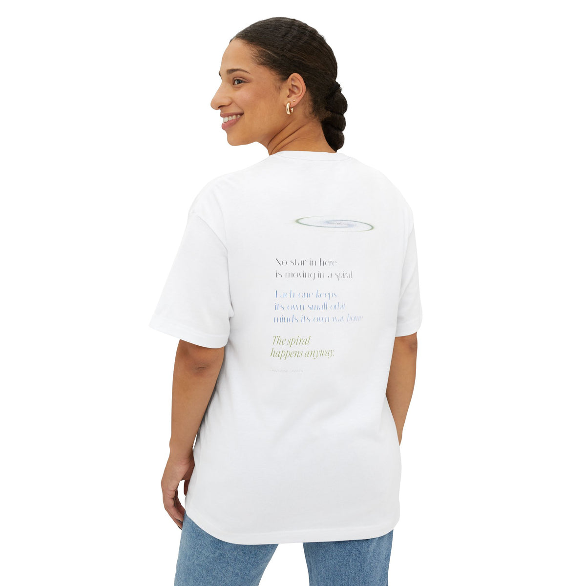 Nobody's Spiral — Galaxy Poem Tee | UNSEEN