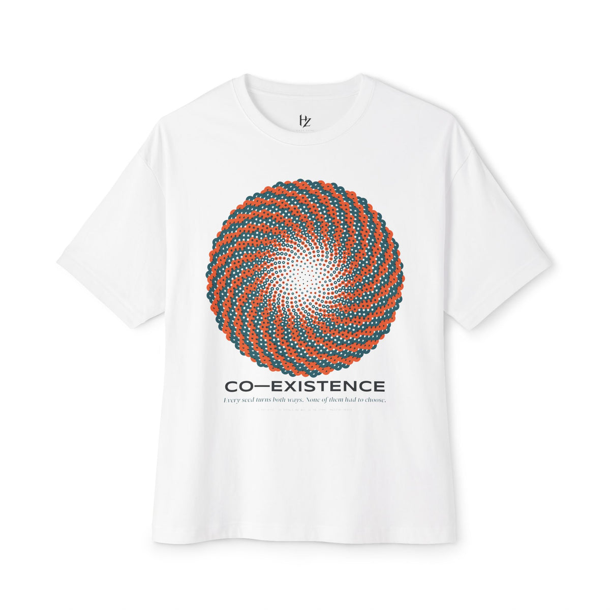 Co-Existence — Sunflower Spiral Tee | UNSEEN