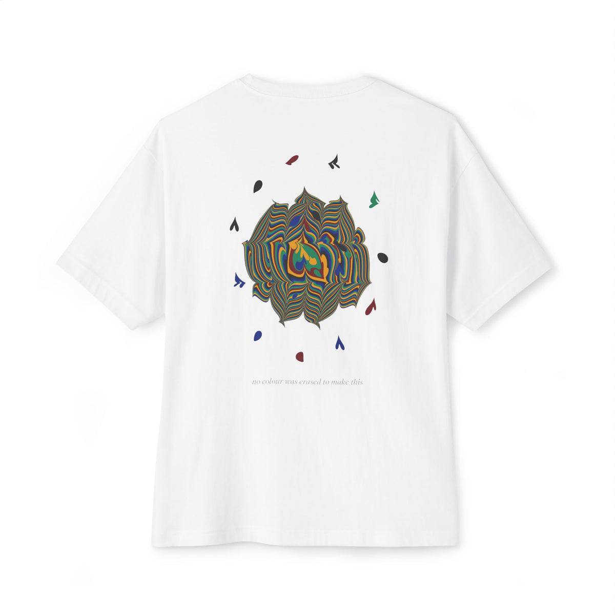 Every Drop Made Room — Marbled Flower Tee | UNSEEN