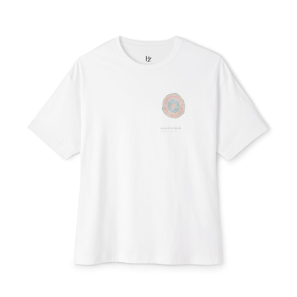 No Two Alike — Fingerprint Human Rights Tee | UNSEEN (White)