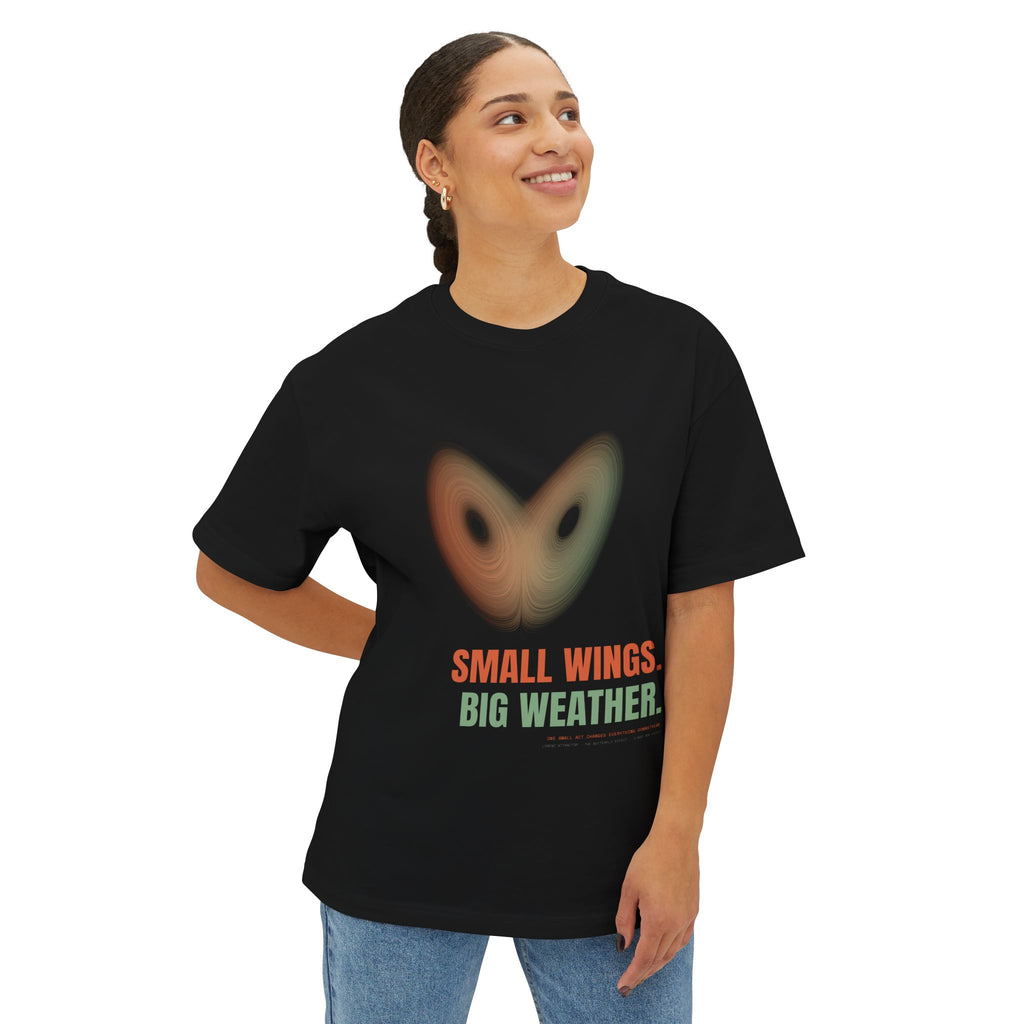 Small Wings. Big Weather. — Butterfly Effect Tee | UNSEEN (Black)